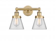 Innovations Lighting 616-2W-BB-G62 - Cone - 2 Light - 15 inch - Brushed Brass - Bath Vanity Light