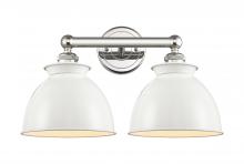 Innovations Lighting 616-2W-PN-M14-W - Adirondack - 2 Light - 17 inch - Polished Nickel - Bath Vanity Light