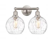 Innovations Lighting 616-2W-SN-G1215-8 - Athens Water Glass - 2 Light - 17 inch - Satin Nickel - Bath Vanity Light