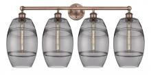 Innovations Lighting 616-4W-AC-G557-8SM - Vaz - 4 Light - 35 inch - Antique Copper - Bath Vanity Light