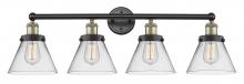 Innovations Lighting 616-4W-BAB-G42 - Cone - 4 Light - 35 inch - Black Antique Brass - Bath Vanity Light