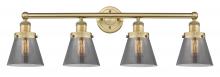 Innovations Lighting 616-4W-BB-G63 - Cone - 4 Light - 33 inch - Brushed Brass - Bath Vanity Light