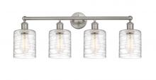 Innovations Lighting 616-4W-SN-G1113 - Cobbleskill - 4 Light - 32 inch - Brushed Satin Nickel - Bath Vanity Light