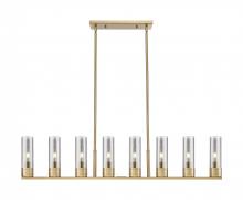Innovations Lighting 617-8I-BB-G617-8SM - Boreas - 6 Light - 48 inch - Brushed Brass - Linear Pendant