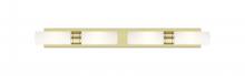 Innovations Lighting 617S-4W-AB-G617-8SWH - Boreas - 4 Light - 39 inch - Antique Brass - Bath Vanity Light