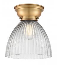 Innovations Lighting 623-1F-BB-G222 - Seneca Falls - 1 Light - 10 inch - Brushed Brass - Flush Mount