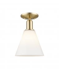 Innovations Lighting 716-1C-CB-GBC-81 - Berkshire Glass - 1 Light - 8 inch - Champagne Bronze - Semi-Flush Mount