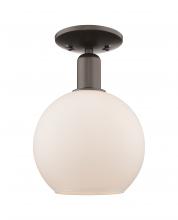 Innovations Lighting 716-1C-OB-G121-8 - Athens - 1 Light - 8 inch - Oil Rubbed Bronze - Semi-Flush Mount