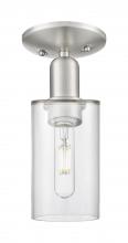 Innovations Lighting 716-1C-SN-G802 - Clymer - 1 Light - 4 inch - Brushed Satin Nickel - Semi-Flush Mount