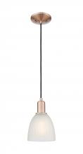 Innovations Lighting 716-1P-AC-G381 - Castile - 1 Light - 6 inch - Antique Copper - Cord hung - Mini Pendant