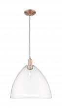 Innovations Lighting 716-1P-AC-GBD-162 - Bristol - 1 Light - 16 inch - Antique Copper - Cord hung - Mini Pendant