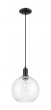 Innovations Lighting 716-1P-BK-G122-10 - Athens - 1 Light - 10 inch - Matte Black - Cord hung - Mini Pendant