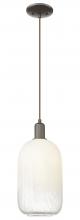 Innovations Lighting 716-1P-OB-G482-7OP - Brookhaven Cloche - 1 Light - 6 inch - Oil Rubbed Bronze - Cord hung - Mini Pendant