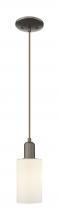 Innovations Lighting 716-1P-OB-G801 - Clymer - 1 Light - 4 inch - Oil Rubbed Bronze - Cord hung - Mini Pendant