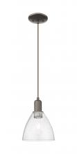 Innovations Lighting 716-1P-OB-GBD-754 - Bristol - 1 Light - 8 inch - Oil Rubbed Bronze - Cord hung - Mini Pendant