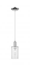 Innovations Lighting 716-1P-PC-G802 - Clymer - 1 Light - 4 inch - Polished Chrome - Cord hung - Mini Pendant