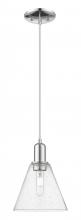 Innovations Lighting 716-1P-PC-GBC-84 - Berkshire Glass - 1 Light - 8 inch - Polished Chrome - Cord hung - Mini Pendant