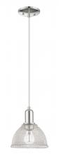 Innovations Lighting 716-1P-PN-G422 - Arietta - 1 Light - 8 inch - Polished Nickel - Cord hung - Mini Pendant