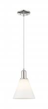 Innovations Lighting 716-1P-PN-GBC-81 - Berkshire Glass - 1 Light - 8 inch - Polished Nickel - Cord hung - Mini Pendant