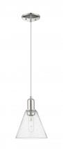 Innovations Lighting 716-1P-PN-GBC-84 - Berkshire Glass - 1 Light - 8 inch - Polished Nickel - Cord hung - Mini Pendant
