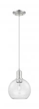 Innovations Lighting 716-1P-SN-G122-8 - Athens - 1 Light - 8 inch - Brushed Satin Nickel - Cord hung - Mini Pendant