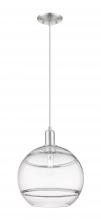 Innovations Lighting 716-1P-SN-G556-12CL - Rochester - 1 Light - 12 inch - Brushed Satin Nickel - Cord hung - Mini Pendant