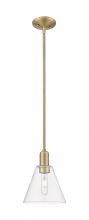Innovations Lighting 716-1S-BB-GBC-82 - Berkshire Glass - 1 Light - 8 inch - Brushed Brass - Stem hung - Mini Pendant