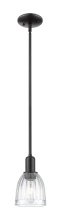 Innovations Lighting 716-1S-BK-G442 - Brookfield - 1 Light - 6 inch - Matte Black - Stem hung - Mini Pendant