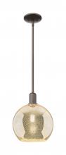 Innovations Lighting 716-1S-OB-G128-10 - Athens - 1 Light - 10 inch - Oil Rubbed Bronze - Stem hung - Mini Pendant