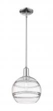 Innovations Lighting 716-1S-PC-G556-10CL - Rochester - 1 Light - 10 inch - Polished Chrome - Stem hung - Mini Pendant