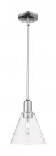 Innovations Lighting 716-1S-PC-GBC-82 - Berkshire Glass - 1 Light - 8 inch - Polished Chrome - Stem hung - Mini Pendant