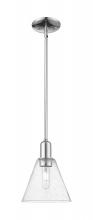 Innovations Lighting 716-1S-PC-GBC-84 - Berkshire Glass - 1 Light - 8 inch - Polished Chrome - Stem hung - Mini Pendant