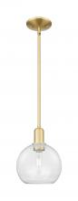 Innovations Lighting 716-1S-SG-G122-8 - Athens - 1 Light - 8 inch - Satin Gold - Stem hung - Mini Pendant