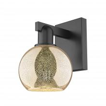 Innovations Lighting 716-1W-BK-G128-6 - Athens - 1 Light - 6 inch - Matte Black - Sconce