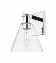 Innovations Lighting 716-1W-PN-GBC-82 - Berkshire Glass - 1 Light - 8 inch - Polished Nickel - Sconce