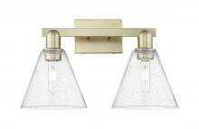Innovations Lighting 716-2W-AB-GBC-84 - Berkshire Glass - 2 Light - 19 inch - Antique Brass - Bath Vanity Light
