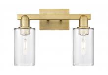 Innovations Lighting 716-2W-BB-G802 - Clymer - 2 Light - 15 inch - Brushed Brass - Bath Vanity Light