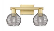Innovations Lighting 716-2W-SG-G1213-6SM - Athens Deco Swirl - 2 Light - 16 inch - Satin Gold - Bath Vanity Light