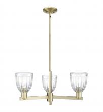 Innovations Lighting 716-3CR-AB-G442 - Brookfield - 3 Light - 28 inch - Antique Brass - Stem hung - Pendant