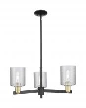 Innovations Lighting 716-3CR-BAB-G112 - Cobbleskill - 3 Light - 27 inch - Black Antique Brass - Stem hung - Flush Mount