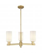 Innovations Lighting 716-3CR-BB-G801 - Clymer - 3 Light - 26 inch - Brushed Brass - Stem hung - Pendant