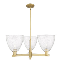 Innovations Lighting 716-3CR-BB-GBD-94 - Bristol - 3 Light - 31 inch - Brushed Brass - Stem hung - Pendant