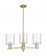 Innovations Lighting 716-3CR-CB-G1113 - Cobbleskill - 3 Light - 27 inch - Champagne Bronze - Stem hung - Flush Mount