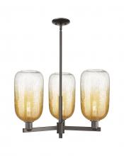 Innovations Lighting 716-3CR-OB-G482-7AM - Brookhaven Cloche - 3 Light - 18 inch - Oil Rubbed Bronze - Flush Mount