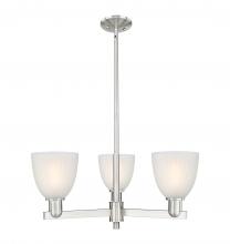 Innovations Lighting 716-3CR-SN-G381 - Castile - 3 Light - 28 inch - Satin Nickel - Stem hung - Pendant