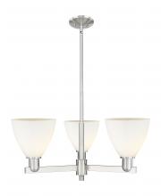 Innovations Lighting 716-3CR-SN-GBD-751 - Bristol - 3 Light - 29 inch - Satin Nickel - Stem hung - Pendant
