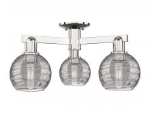 Innovations Lighting 716-3F-PN-G1213-6SM - Athens Deco Swirl - 3 Light - 6 inch - Polished Nickel - Semi-Flush Mount