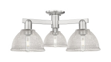 Innovations Lighting 716-3F-SN-G422 - Arietta - 3 Light - 26 inch - Brushed Satin Nickel - Semi-Flush Mount