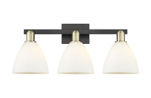 Innovations Lighting 716-3W-BAB-GBD-751 - Bristol - 3 Light - 27 inch - Black Antique Brass - Bath Vanity Light