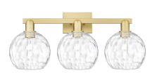 Innovations Lighting 716-3W-SG-G1215-8 - Athens Water Glass - 3 Light - 27 inch - Satin Gold - Bath Vanity Light